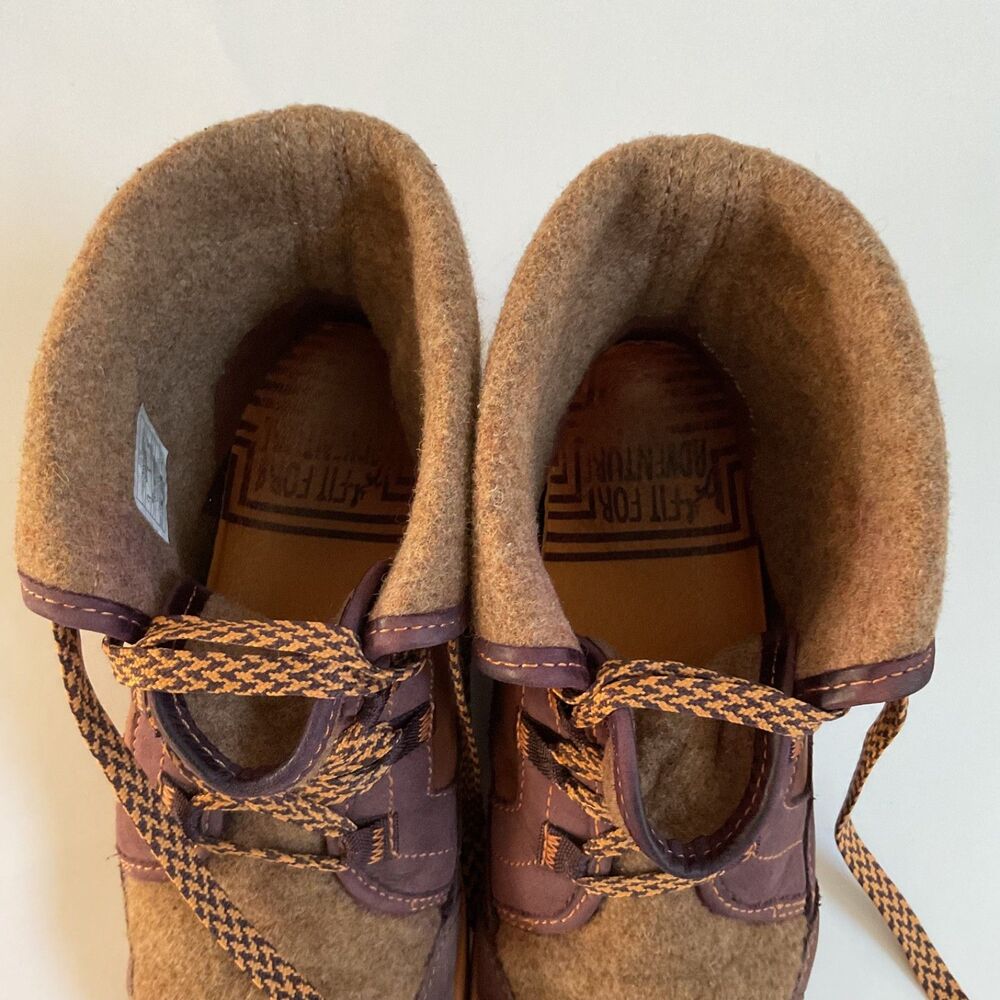 Chaco Barbary Waterproof Leather & Wool Boots Womens Sz 7.5 Brown Outdoor - Picture 9 of 10